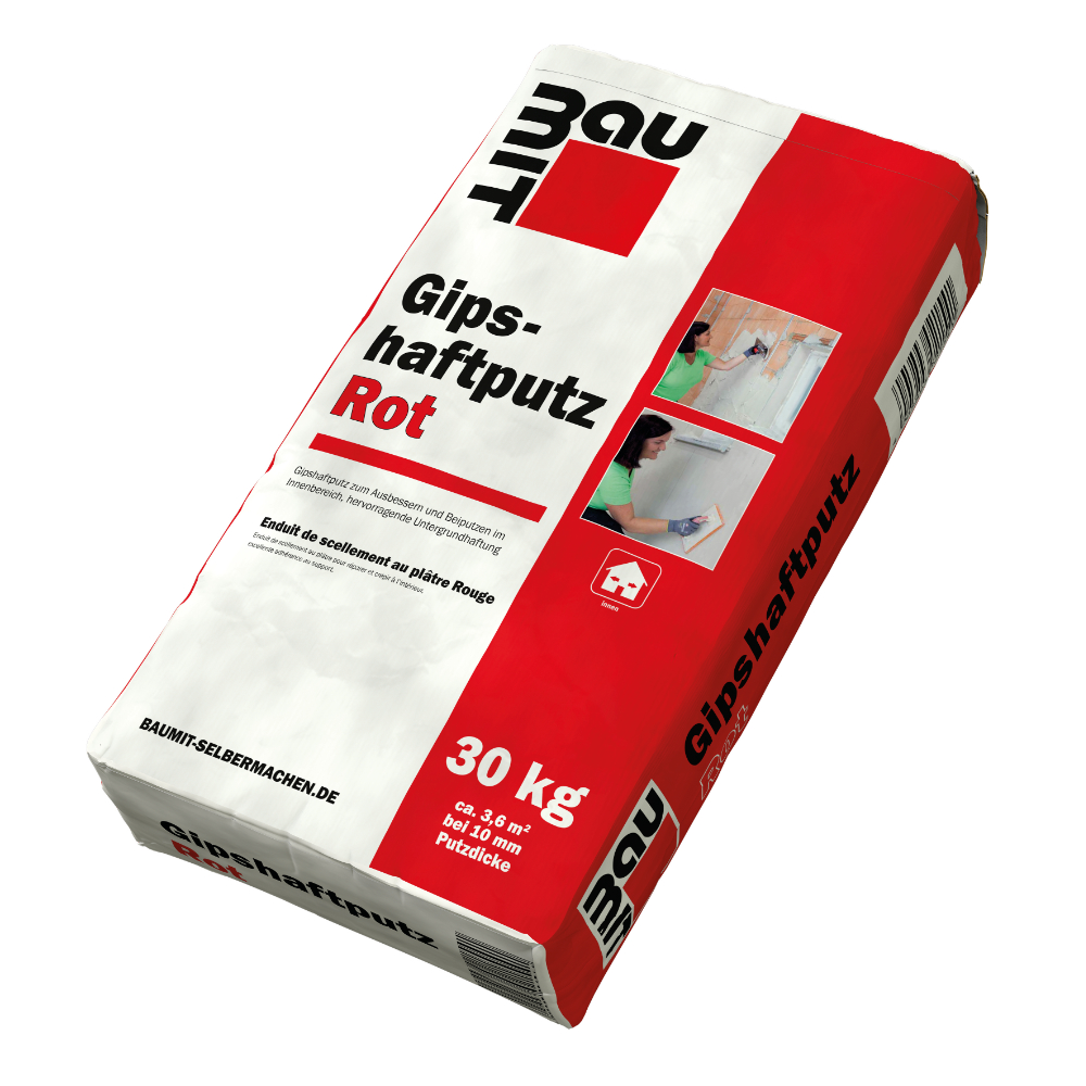 Gipshaftputz Rot 30kg Gipshaftputz Rot 30kg